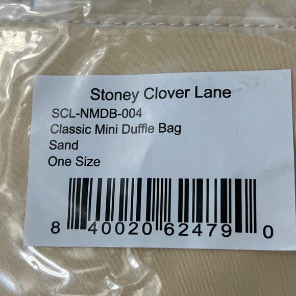 Stoney Clover Lane Classic Mini Duffle Bag Sand - Picture 13 of 14